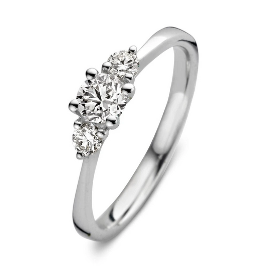 Ring Alix 0,50 crt. witgoud Maat 55