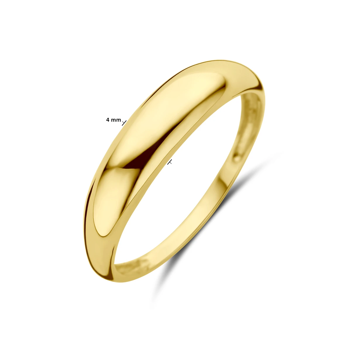 ring balloon 14K geelgoud