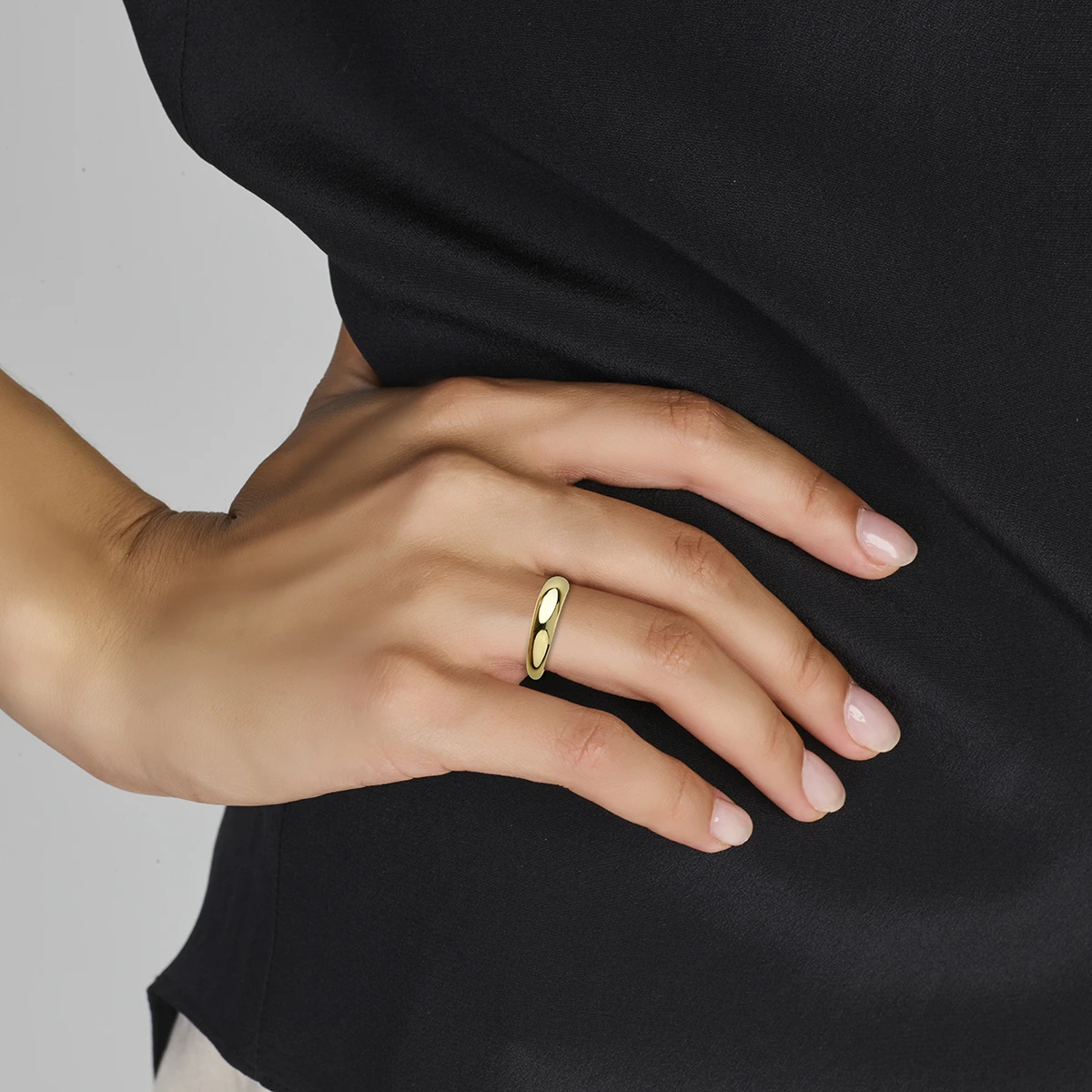 ring balloon 14K geelgoud