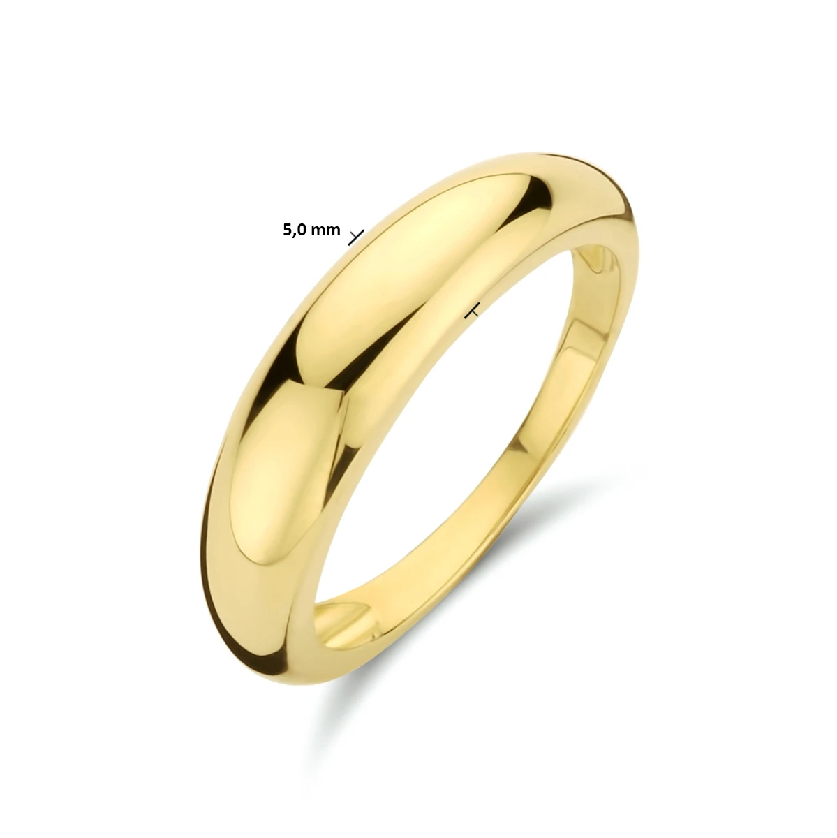 ring balloon 14K geelgoud