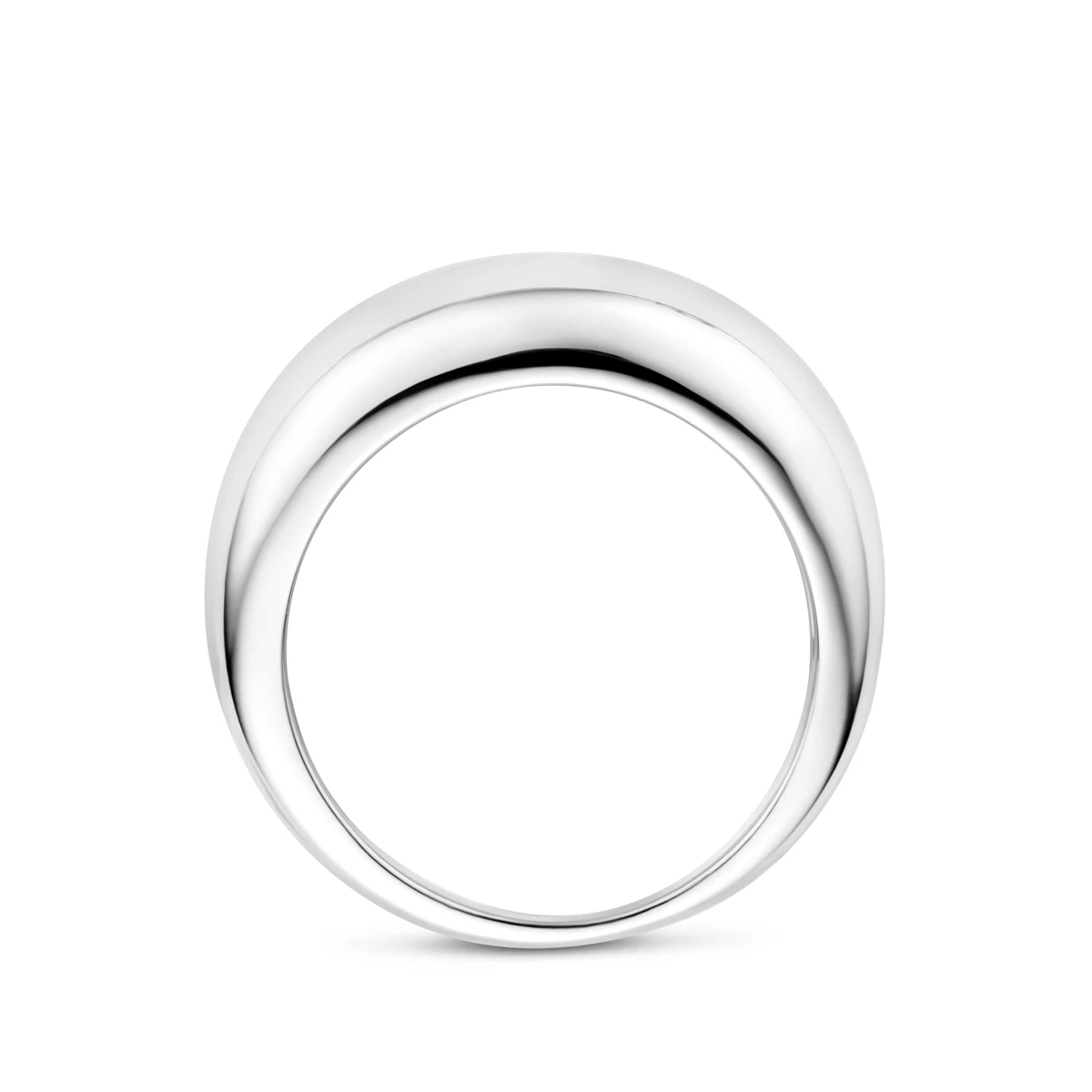 ring balloon zilver gerhodineerd