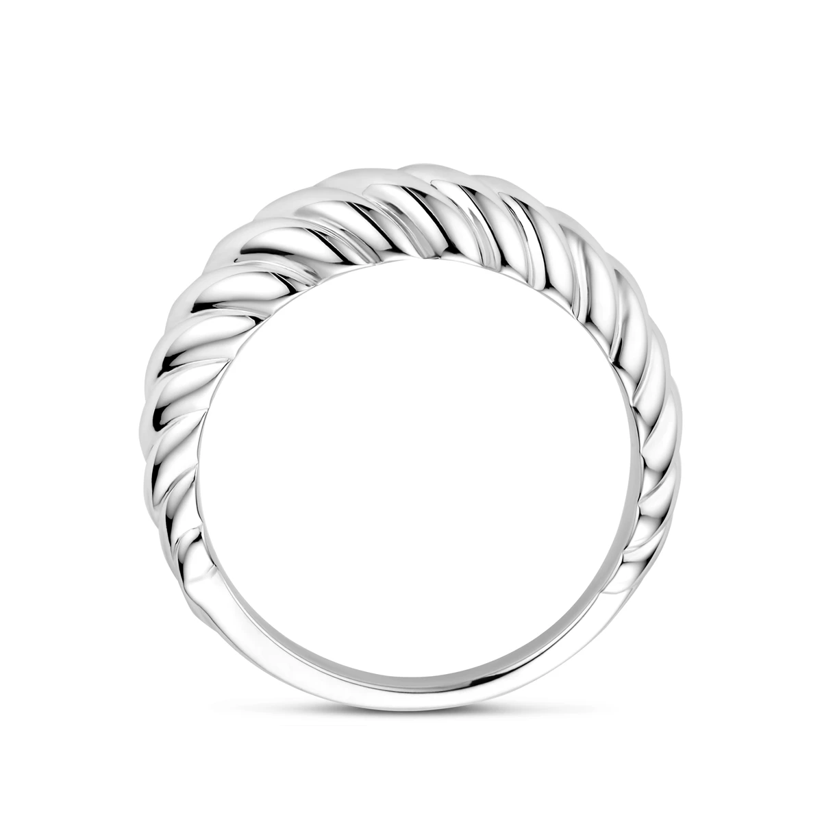ring balloon zilver gerhodineerd