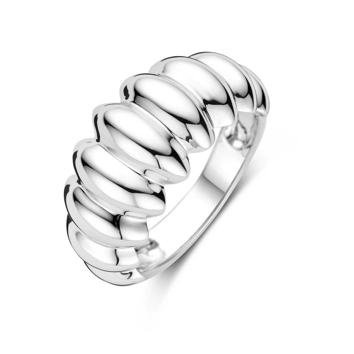 ring balloon zilver gerhodineerd