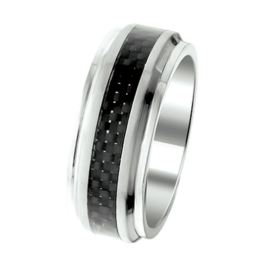 ring carbon poli/mat edelstaal