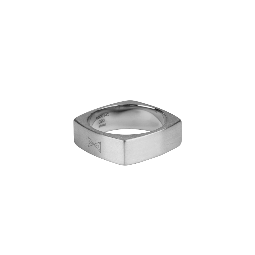 Ring Carre - Inox (Ø21 / 66)