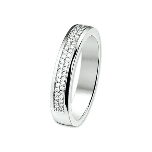 ring diamant 0.25ct h si 14K witgoud