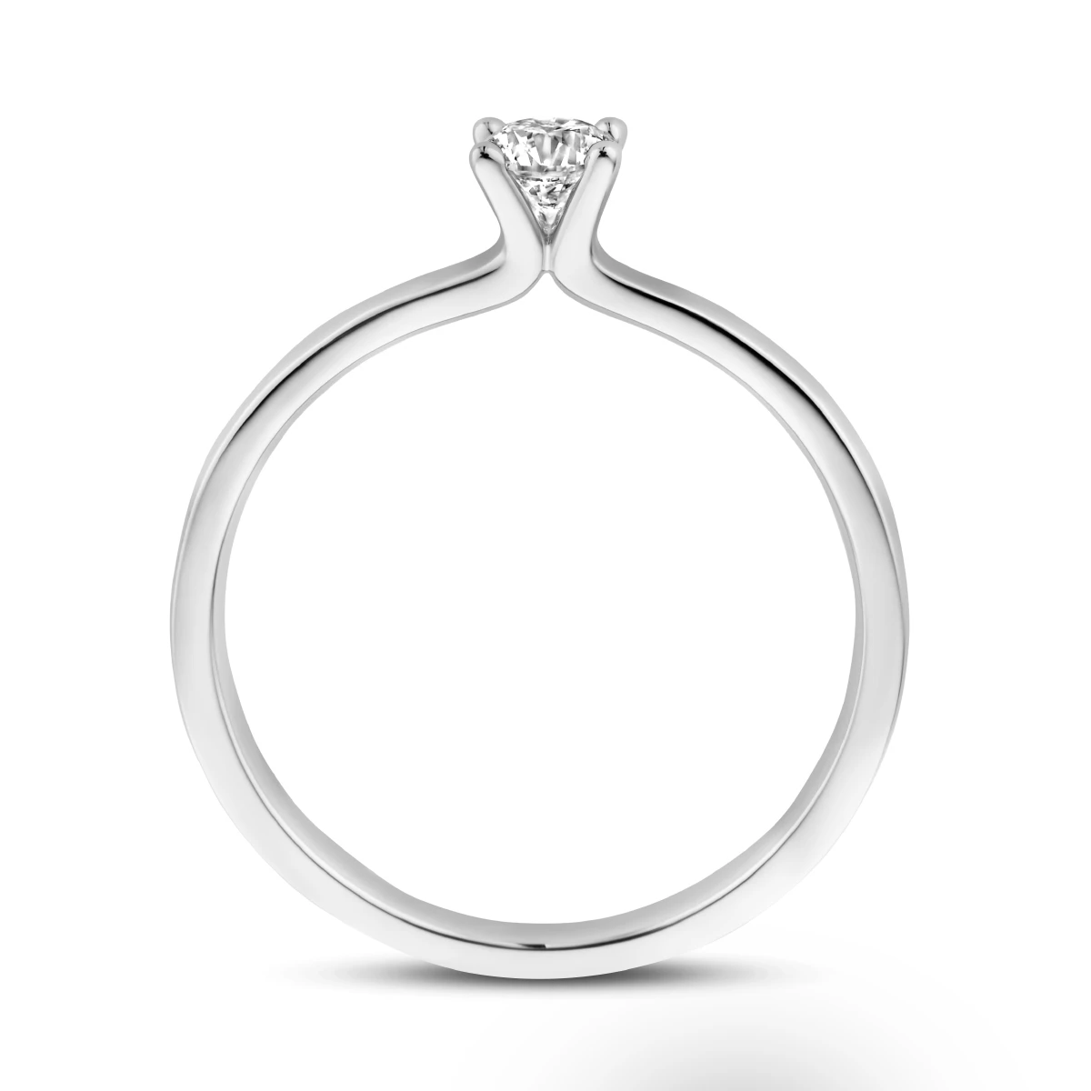ring diamant 0.25ct h si 14K witgoud