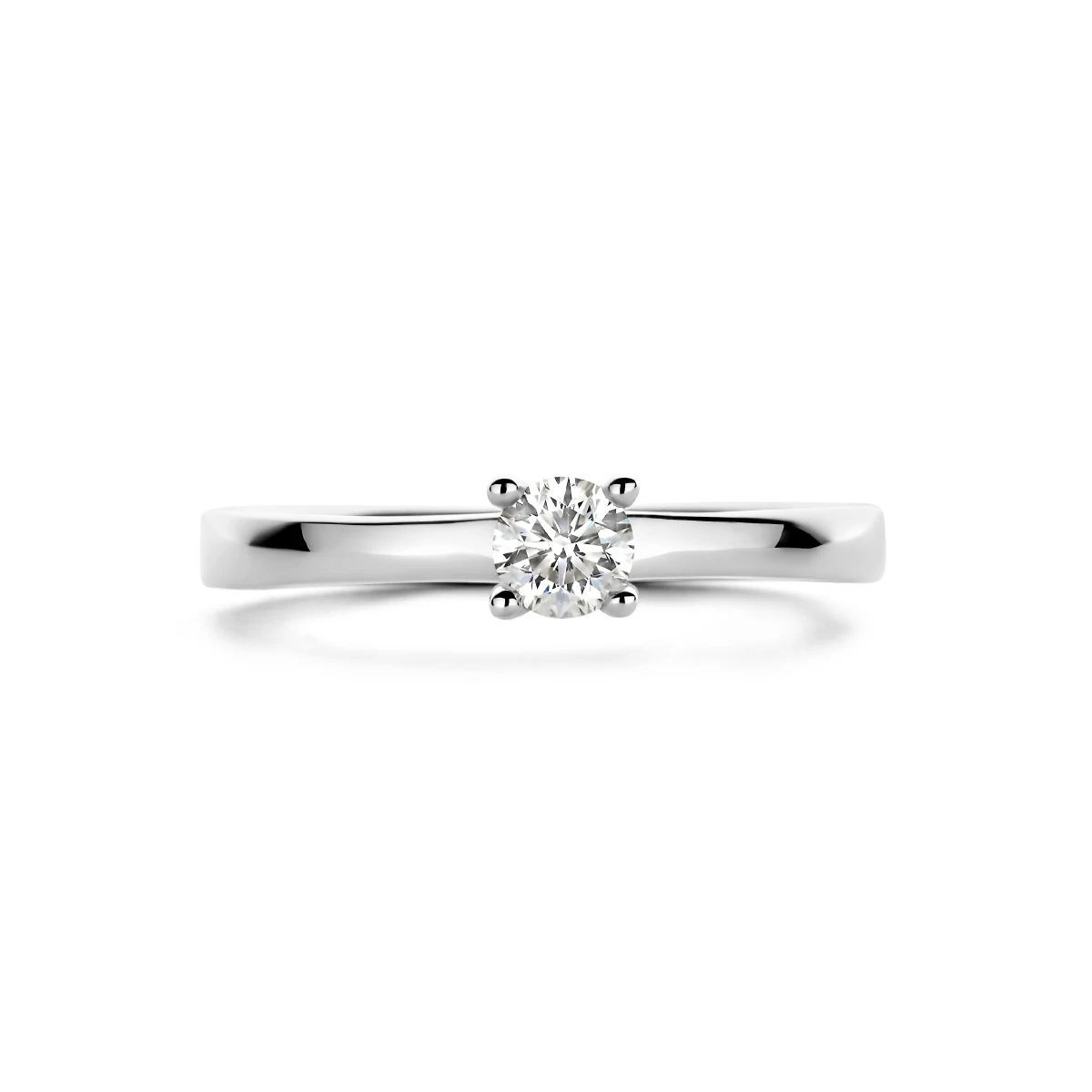 ring diamant 0.25ct h si 14K witgoud