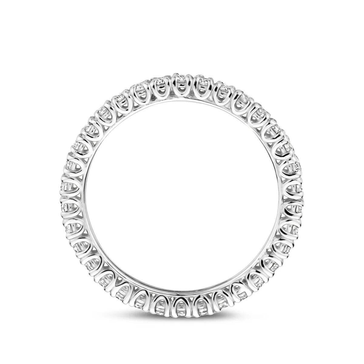 ring diamant 0.70ct h si 14K witgoud