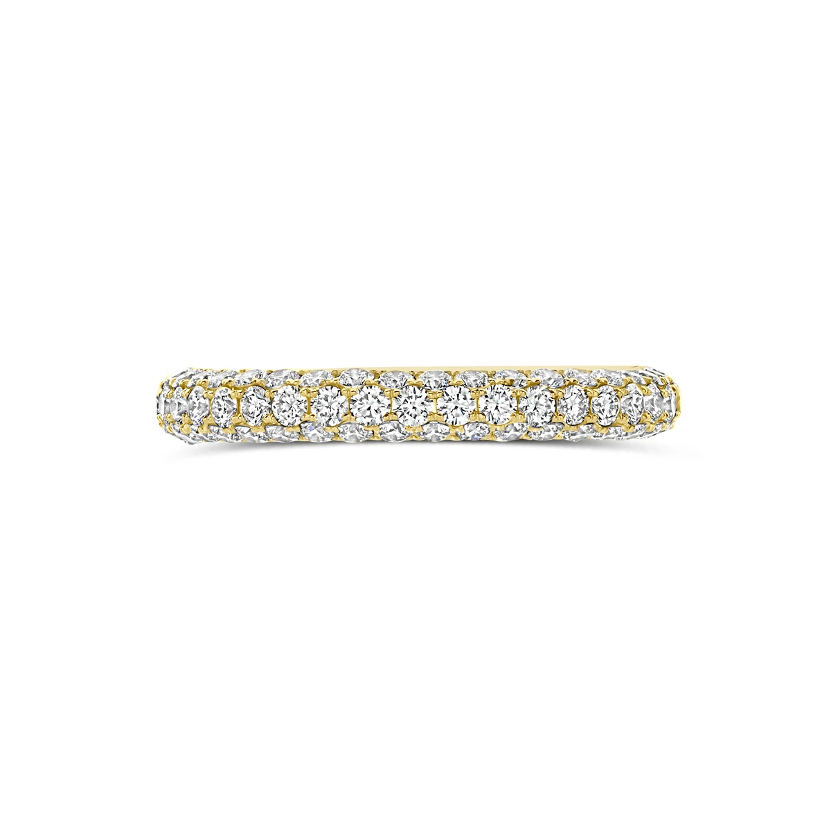 ring diamant 1.24ct h si 14K geelgoud