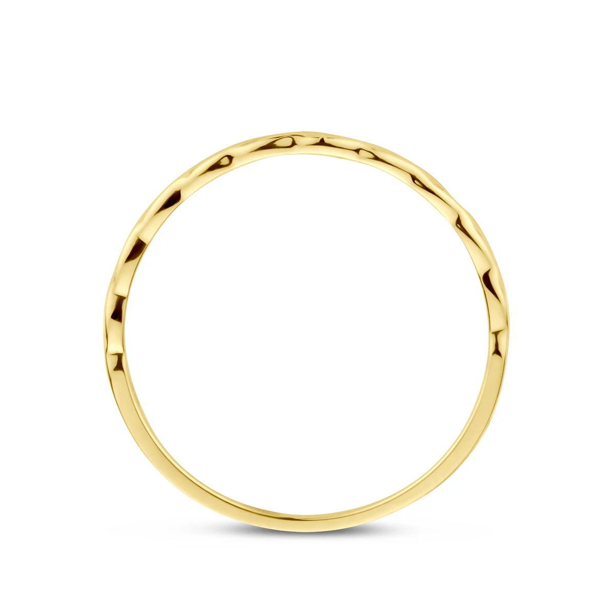 ring gedraaid 14K geelgoud