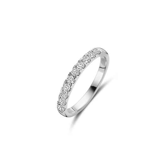Ring Geelgoud 14k met lab grown diamant