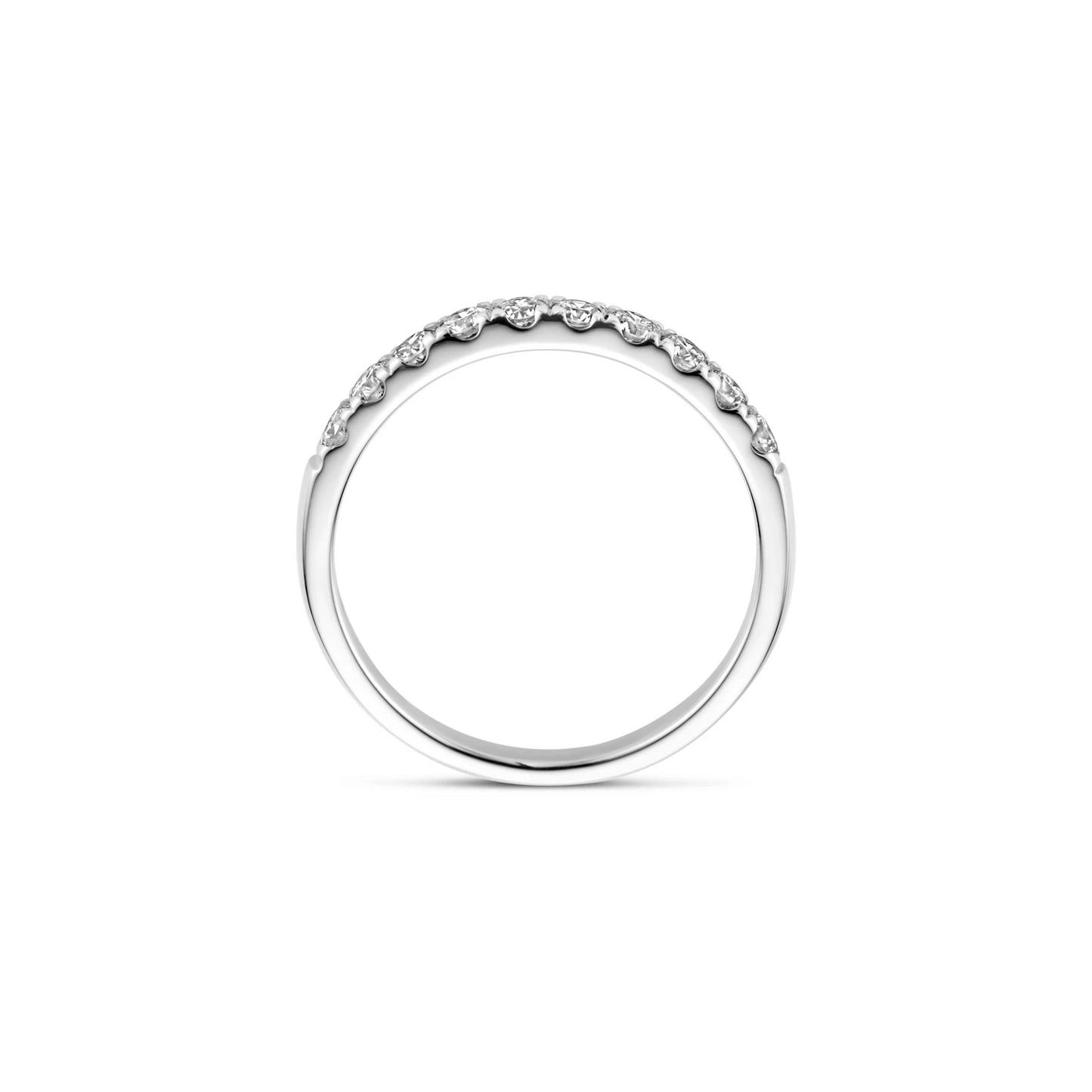 Ring Geelgoud 14k met lab grown diamant