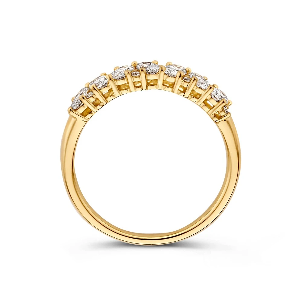 Ring geelgoud Lab Grown briljant 0.74 crt. Maat 60