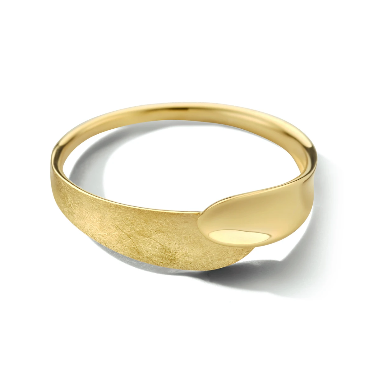 ring gescratcht 14K geelgoud