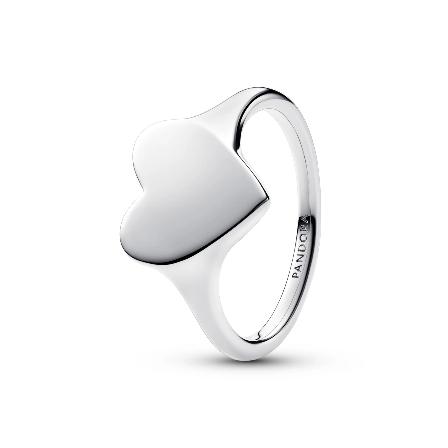 Ring graveerbaar hart
