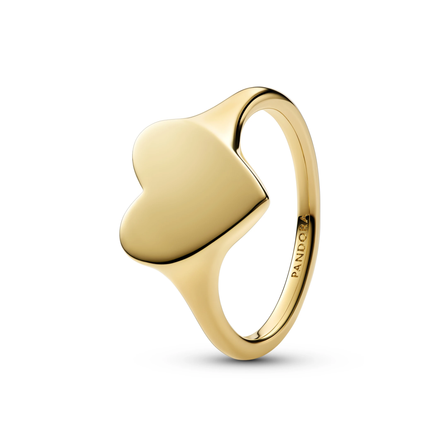 Ring graveerbaar hart