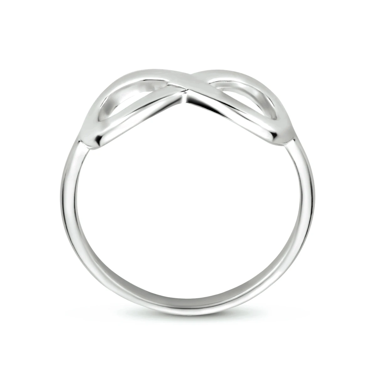 ring infinity zilver gerhodineerd