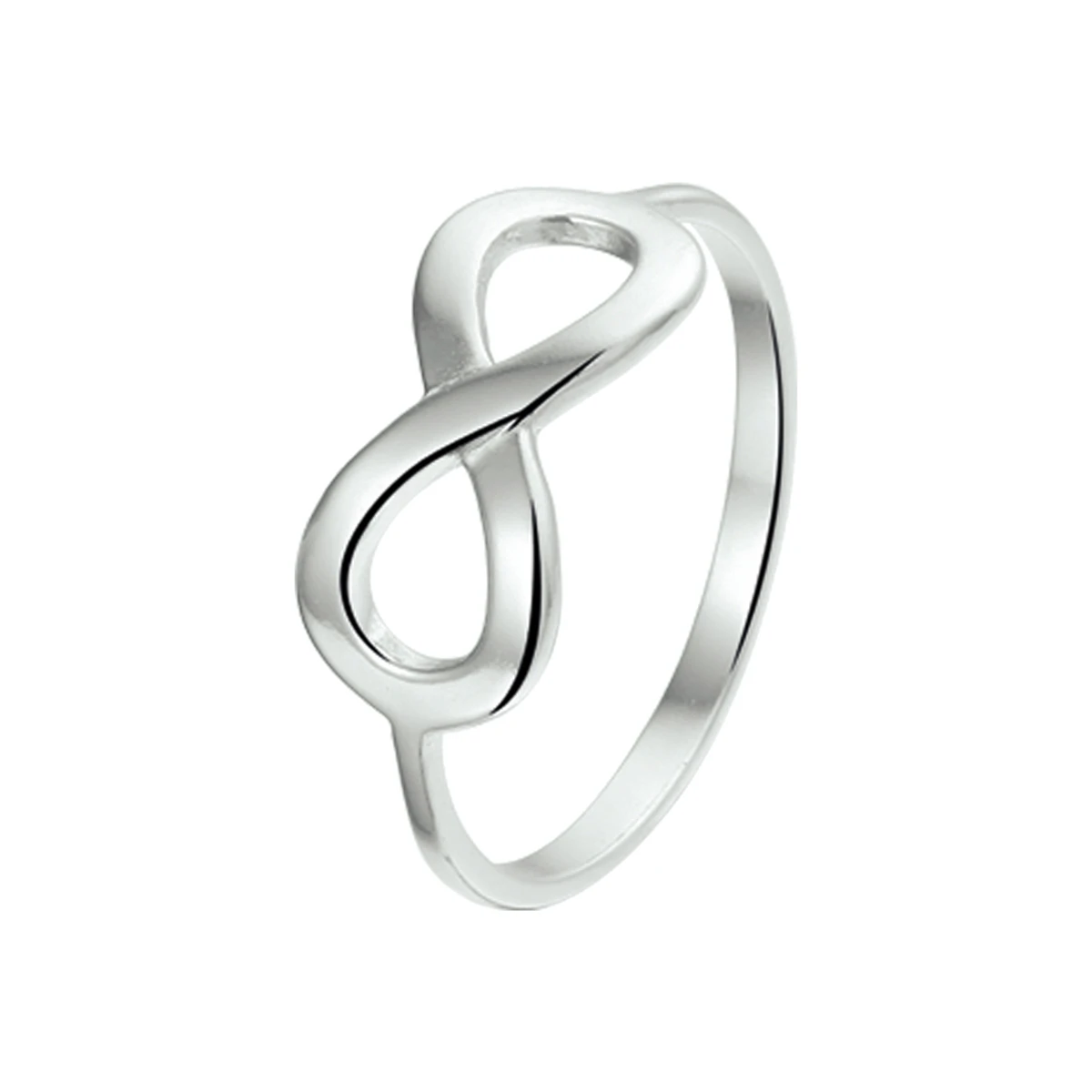 ring infinity zilver gerhodineerd