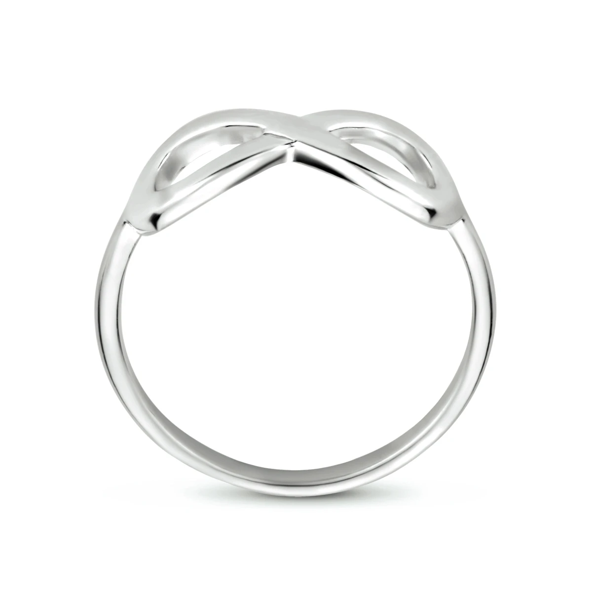 ring infinity zilver gerhodineerd