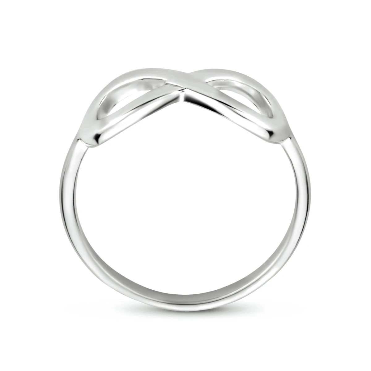 ring infinity zilver gerhodineerd