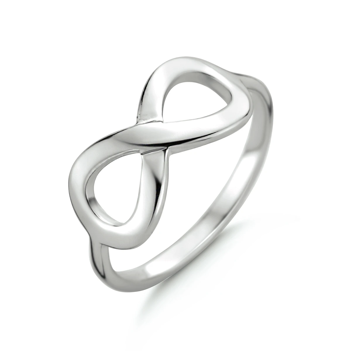 ring infinity zilver gerhodineerd