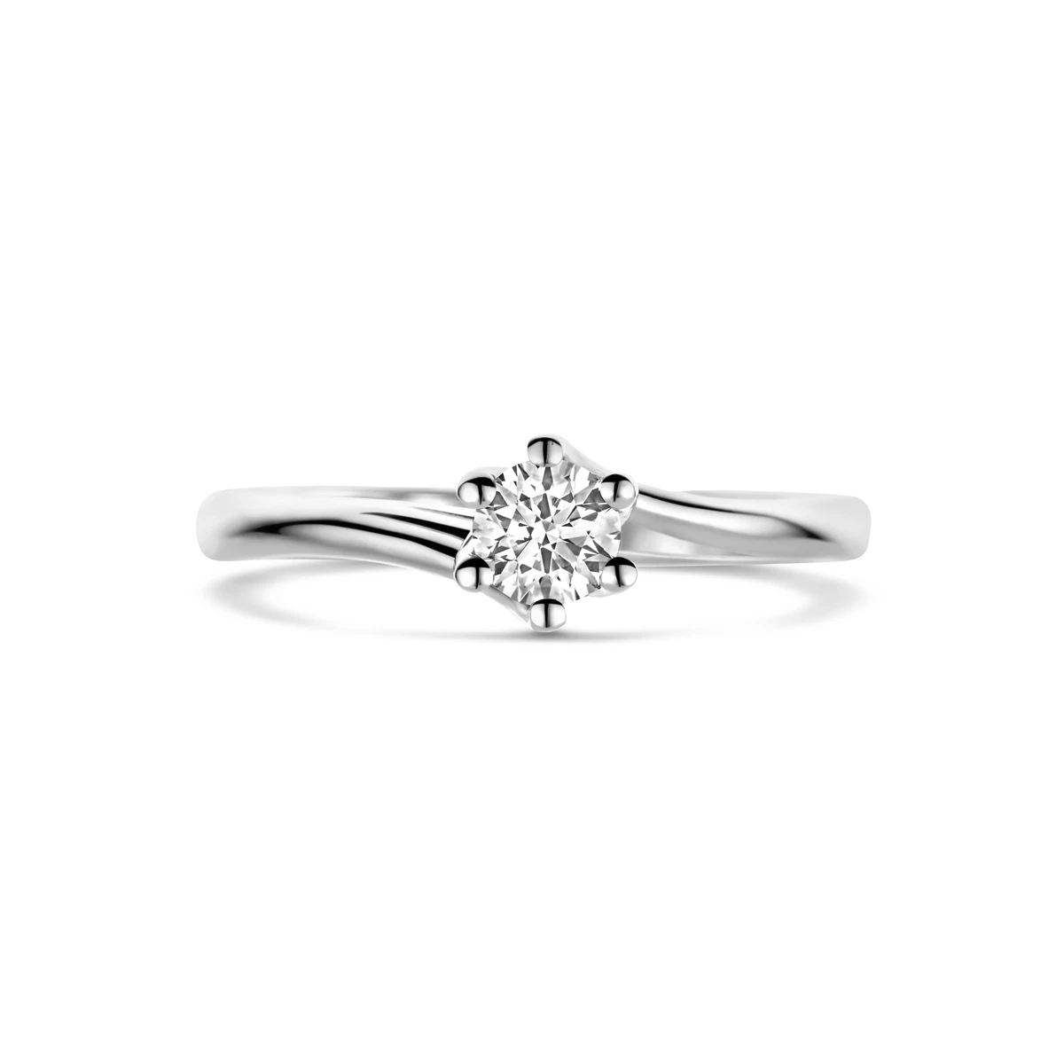 ring lab grown diamant 0.30ct g vs 14K witgoud