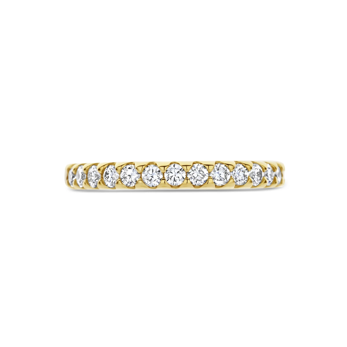 ring lab grown diamant 0.50ct f vs 14K geelgoud