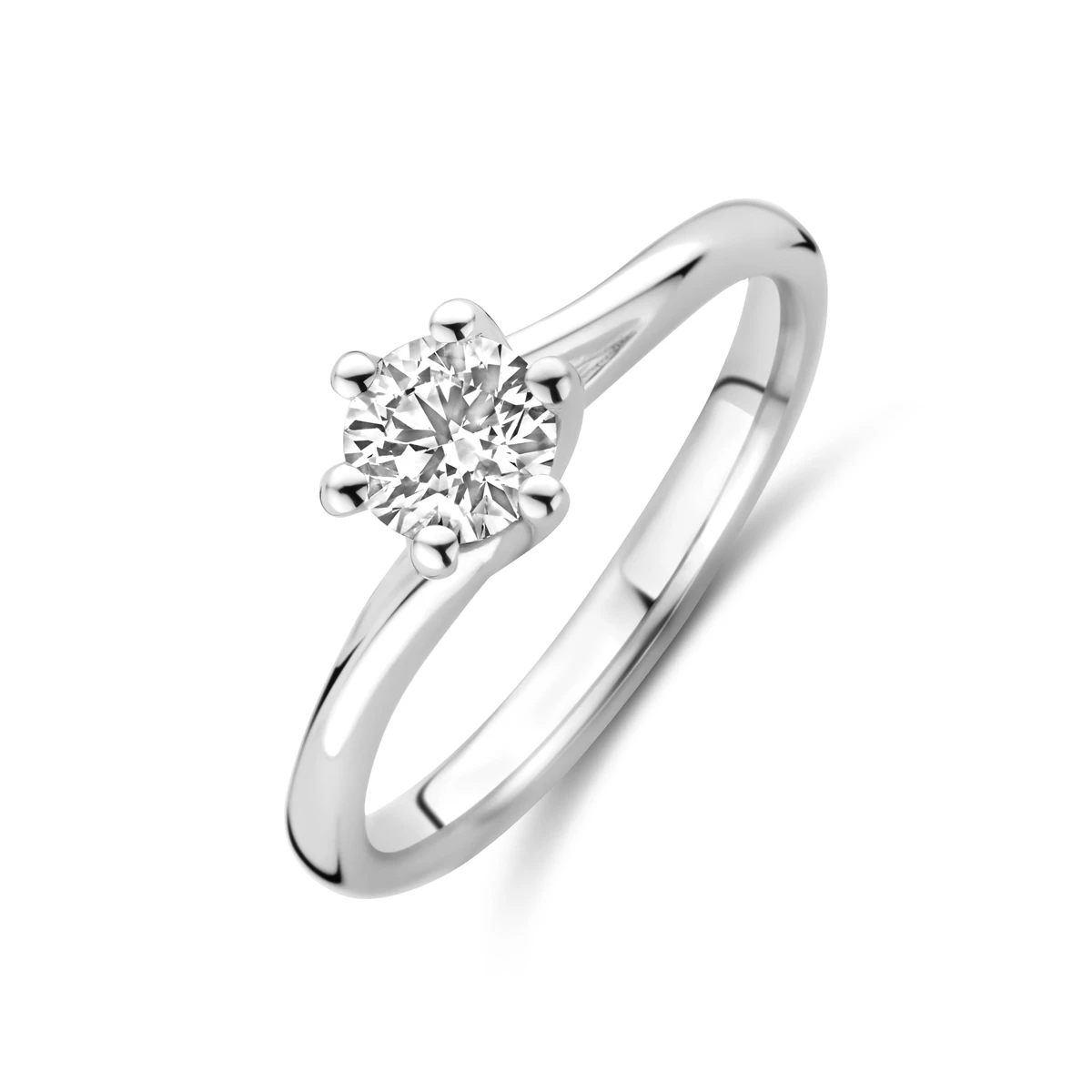 ring lab grown diamant 0.50ct g vs 14K witgoud