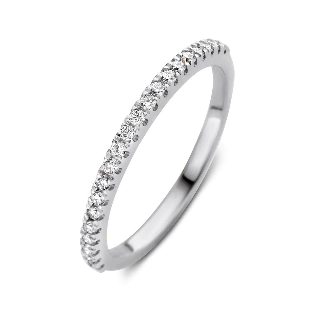 Ring Millie 0,20 crt. witgoud Maat 51