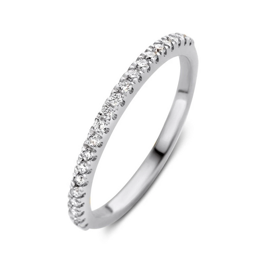 Ring Millie 0,20 crt. witgoud Maat 51