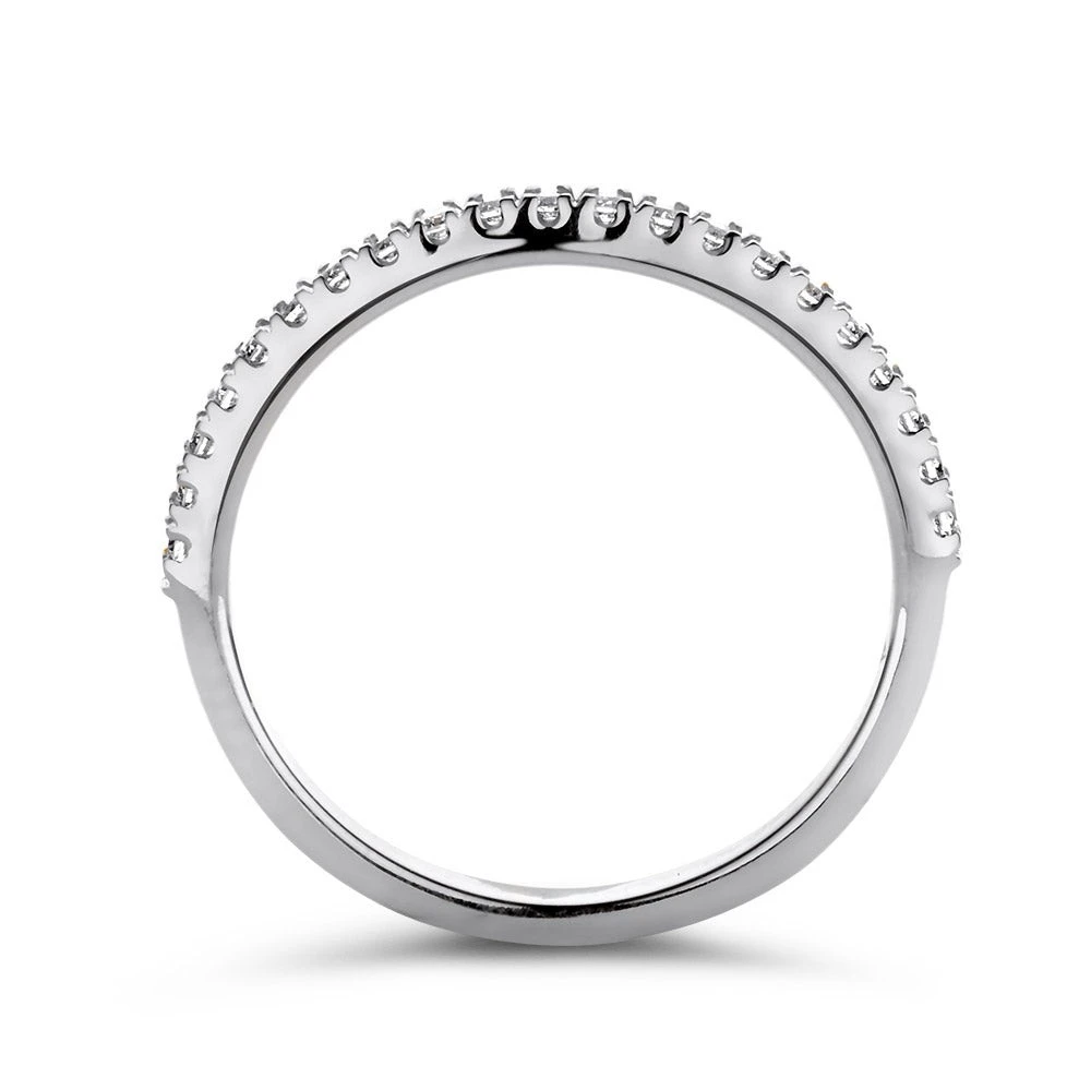 Ring Millie 0,20 crt. witgoud Maat 51