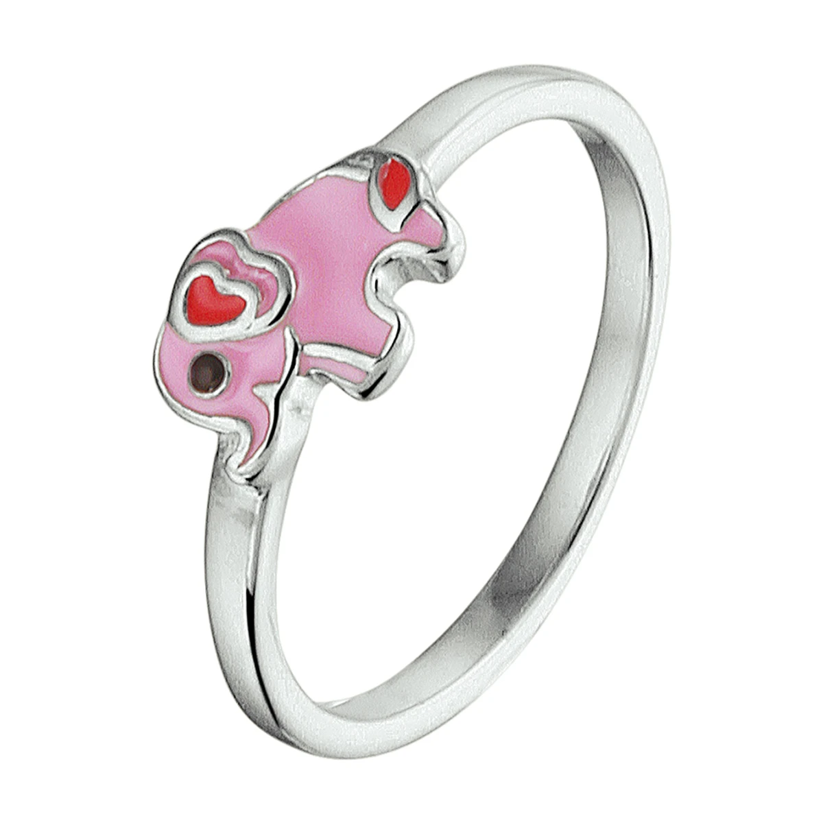 ring olifant zilver gerhodineerd