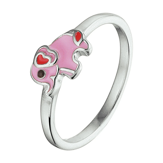 ring olifant zilver gerhodineerd
