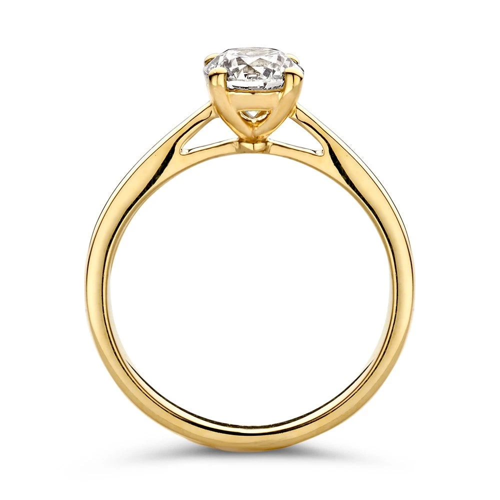 Ring Olivia 1,00 crt. geelgoud Maat 49