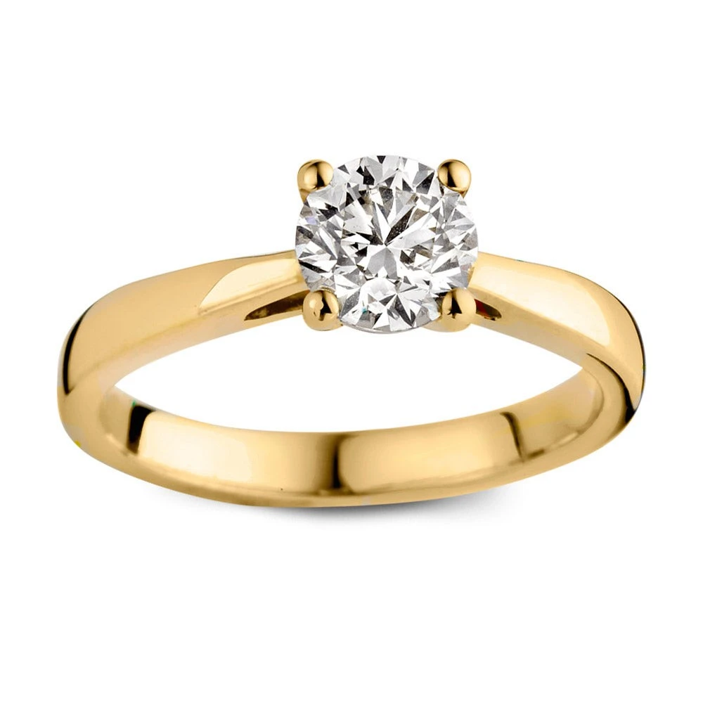 Ring Olivia 1,00 crt. geelgoud Maat 49