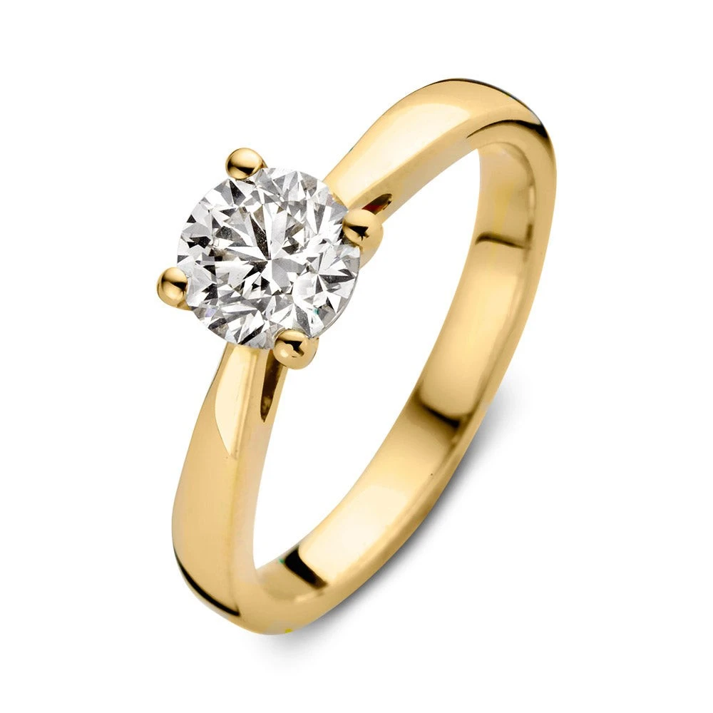 Ring Olivia 1,00 crt. geelgoud Maat 49