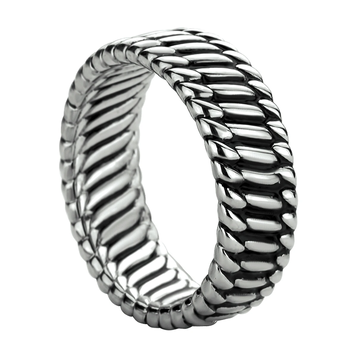 ring oxi zilver geoxideerd