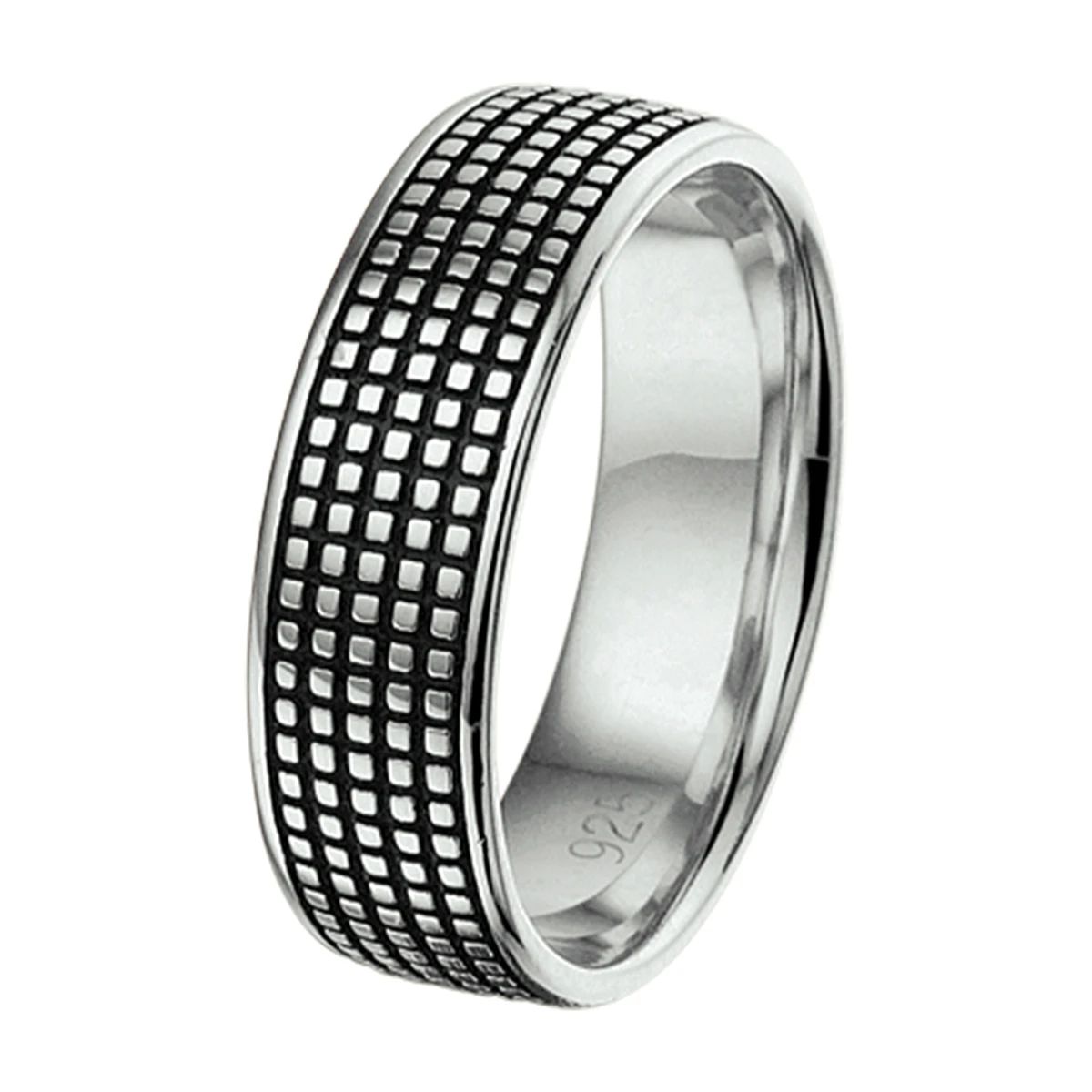 ring oxi zilver geoxideerd
