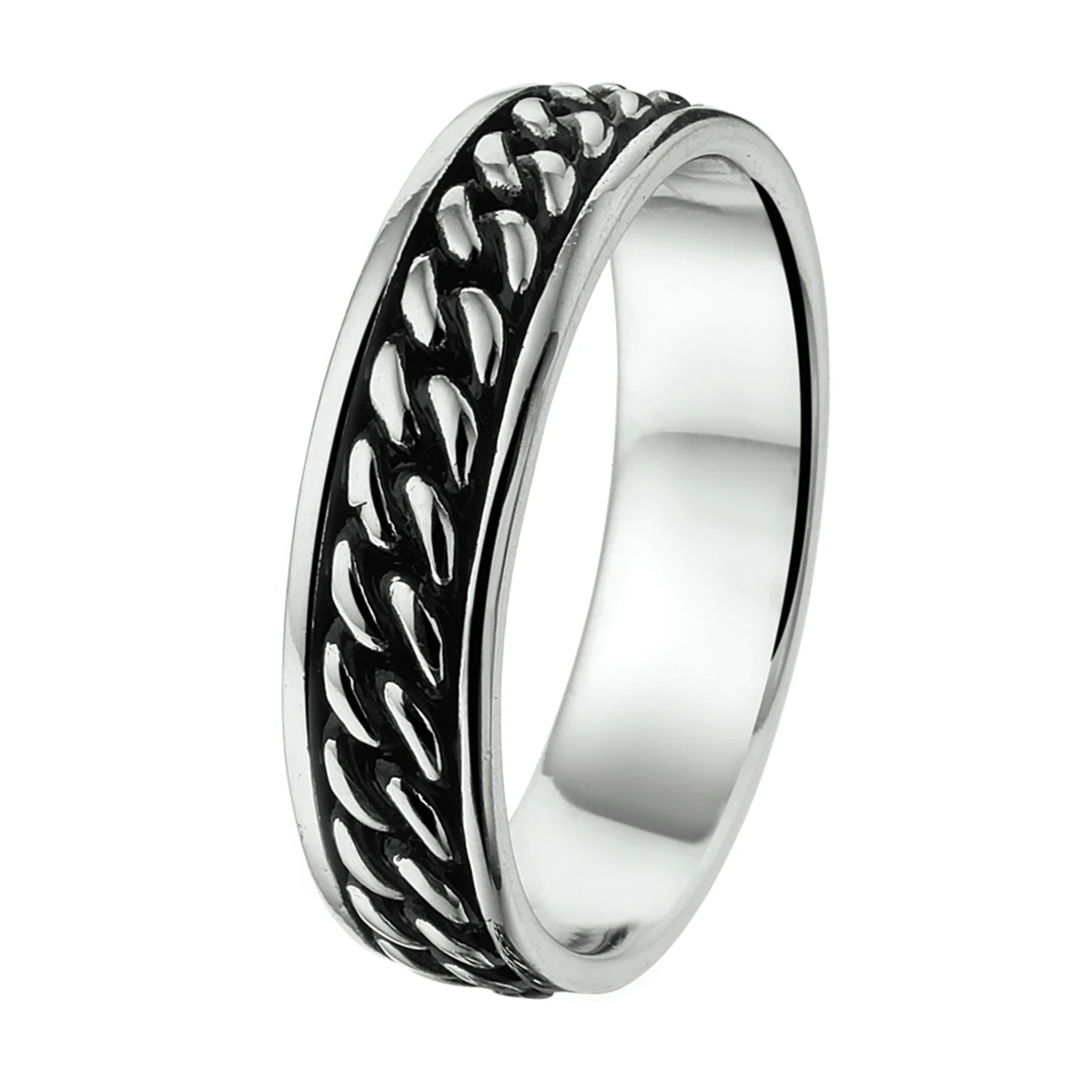 ring oxi zilver geoxideerd