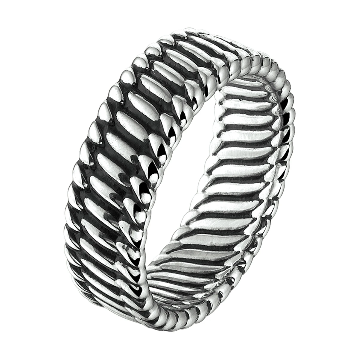 ring oxi zilver geoxideerd