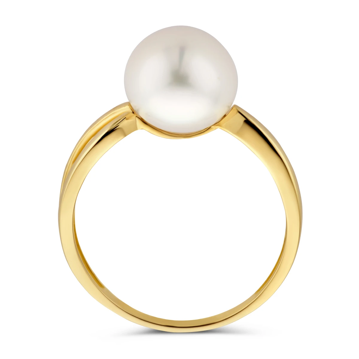 ring parel 14K geelgoud