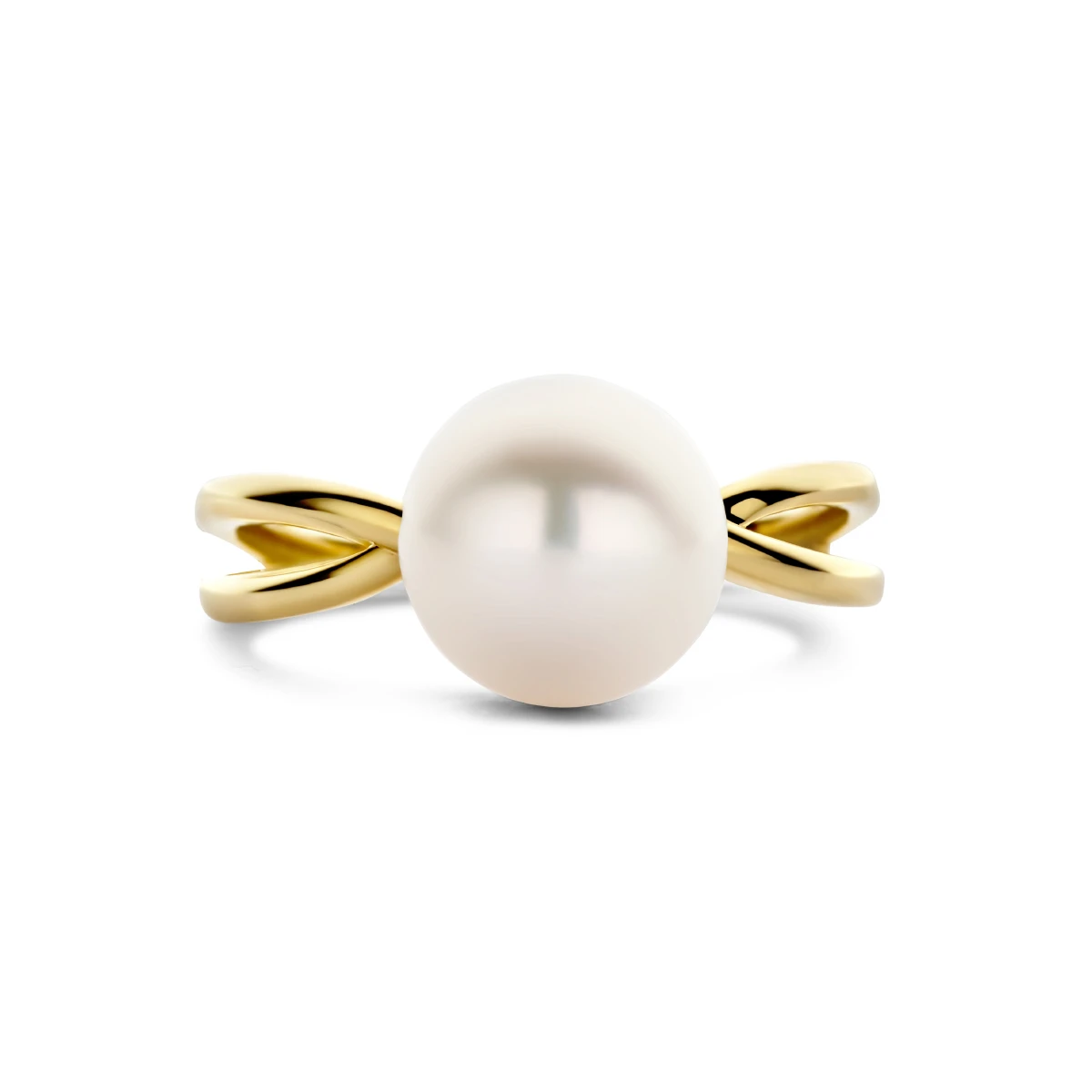 ring parel 14K geelgoud