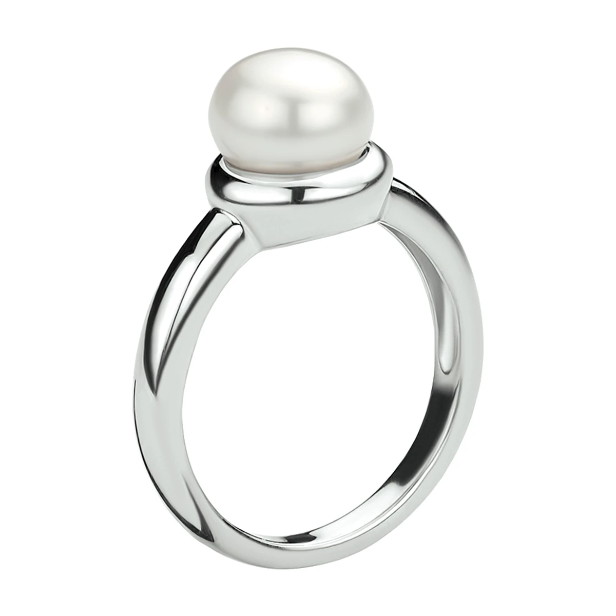 ring parel zilver gerhodineerd