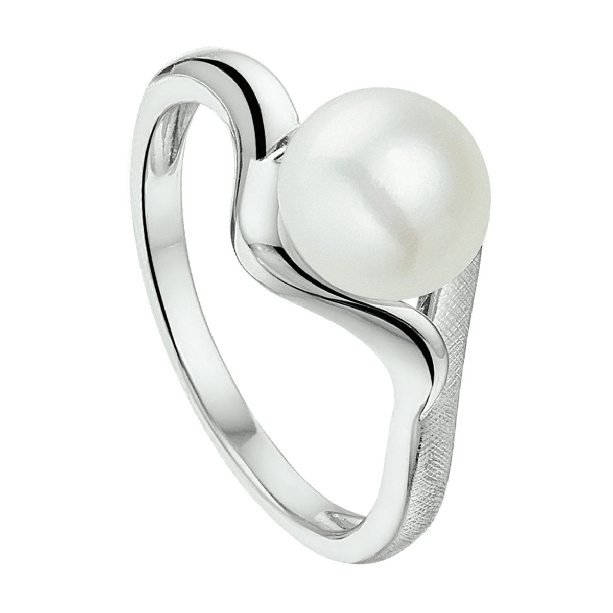 ring parel zilver gerhodineerd