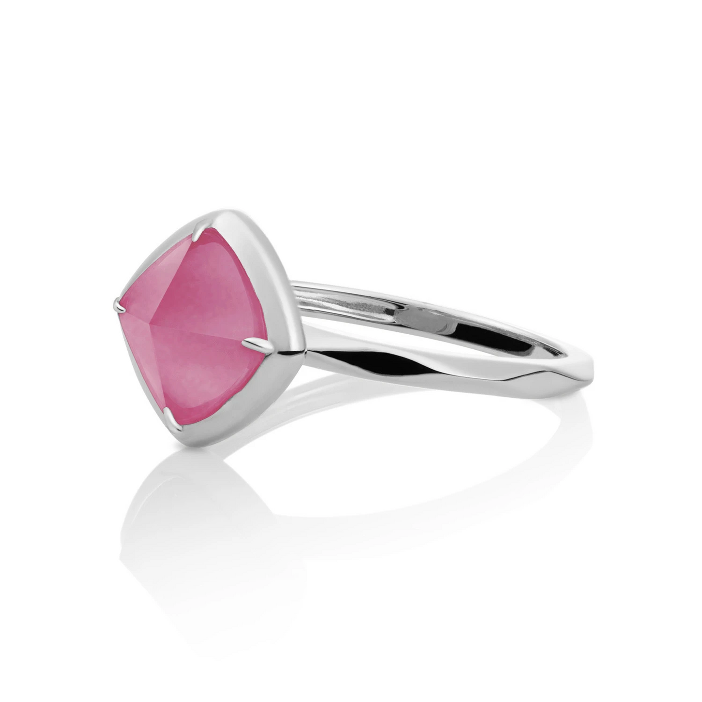 Ring | Silver - Candy Jade Edge - 60