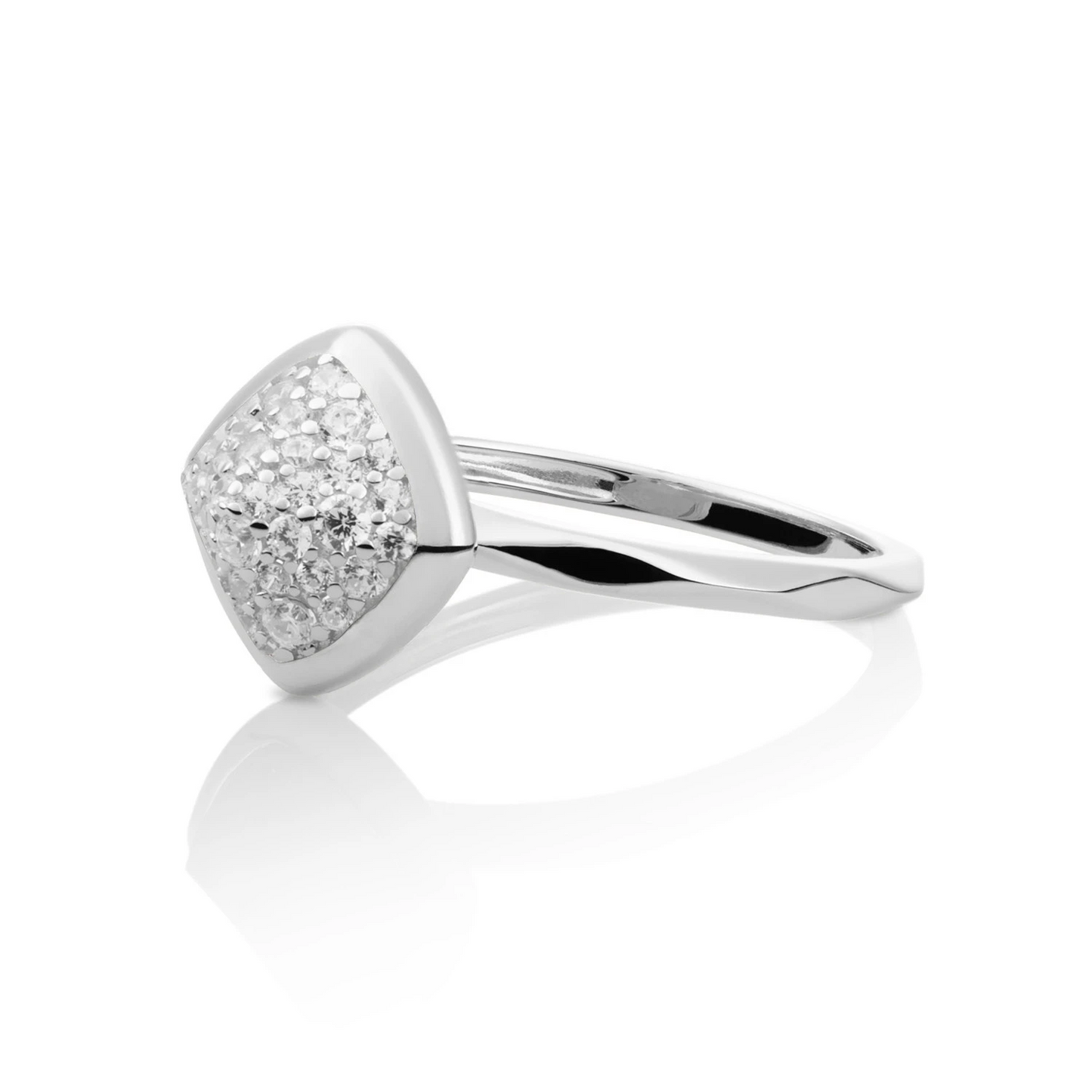 Ring | Silver - Edge CZ - 56