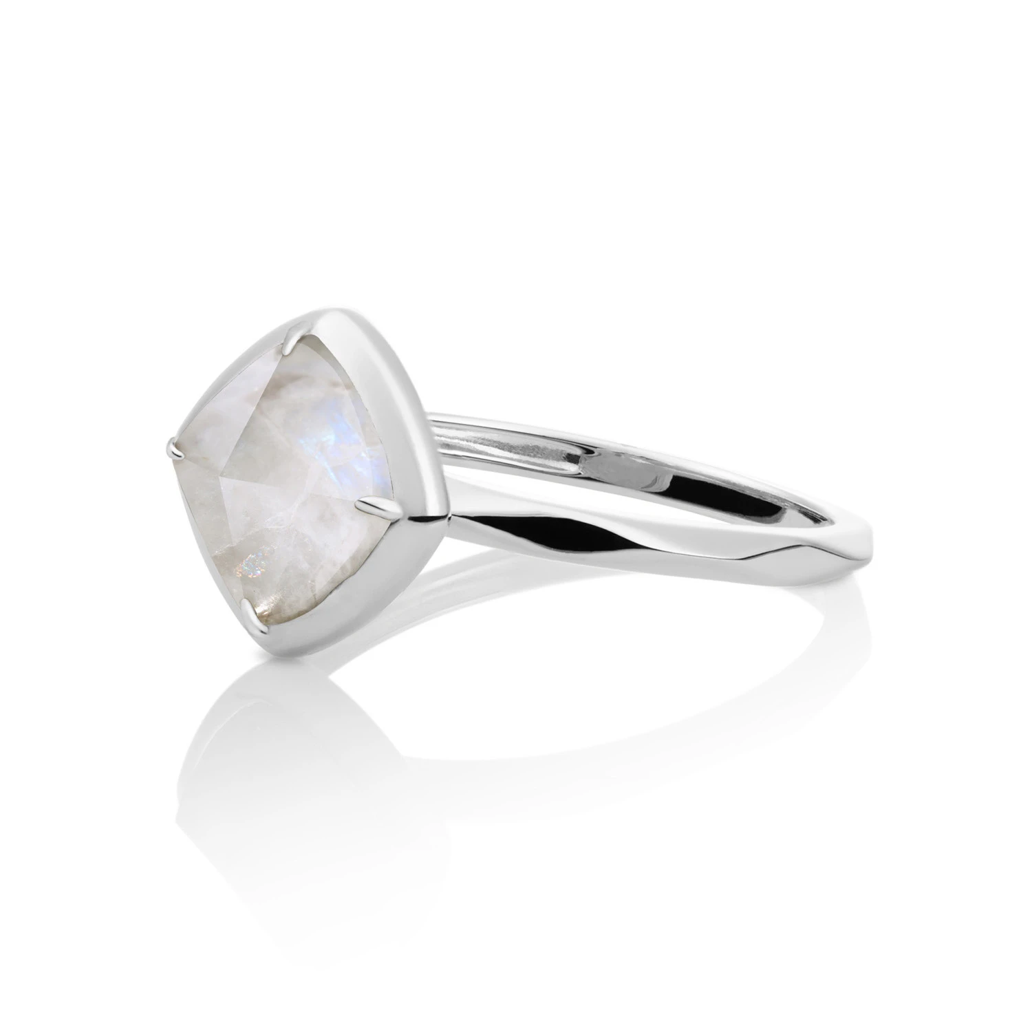 Ring | Silver - Moonstone Edge - 54