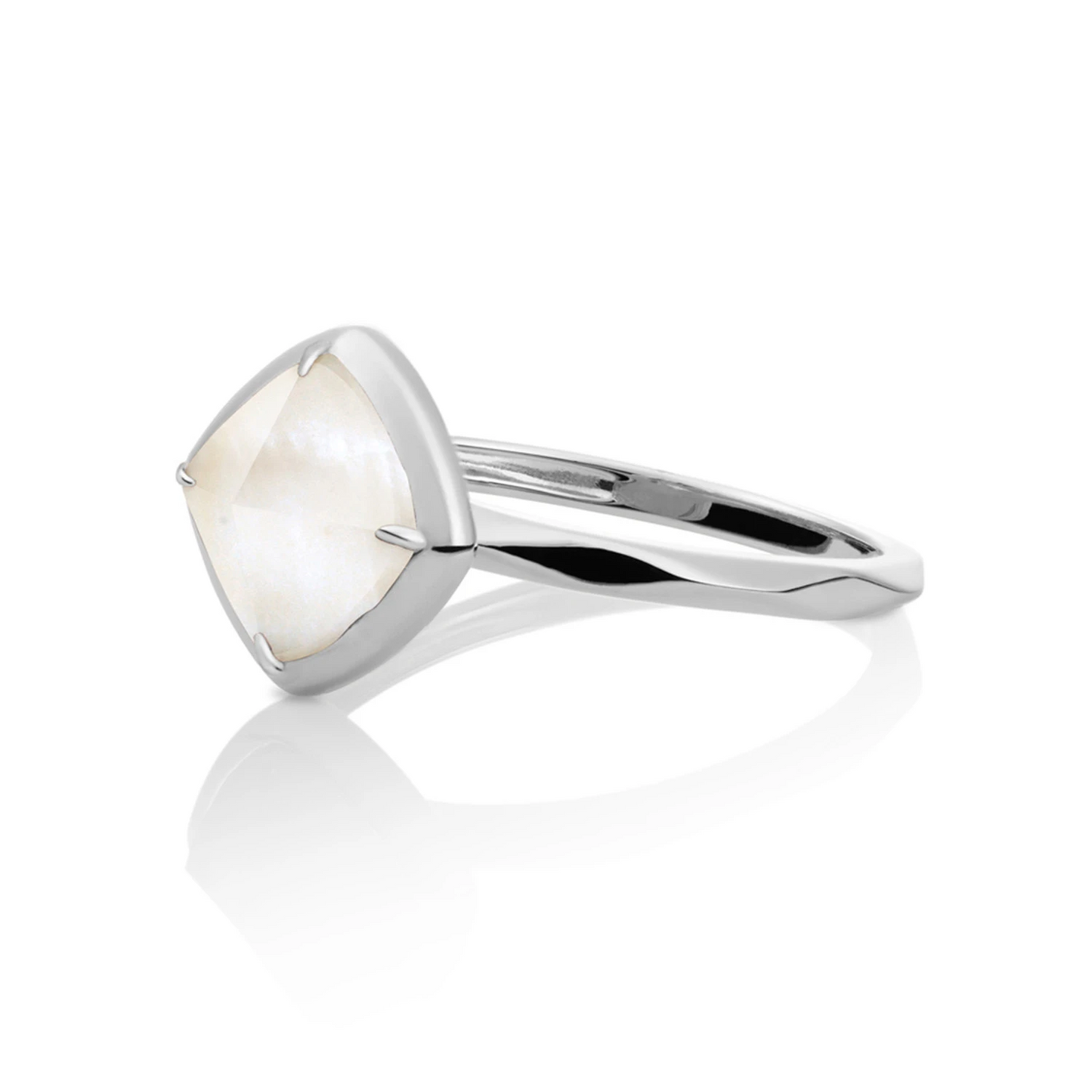 Ring | Silver - Mother of Pearl Edge - 60