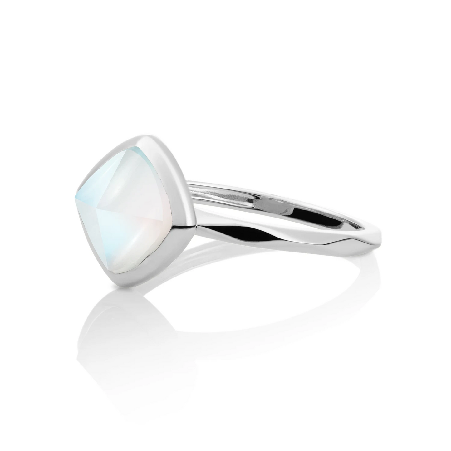 Ring - Silver - Opalite Edge - 54